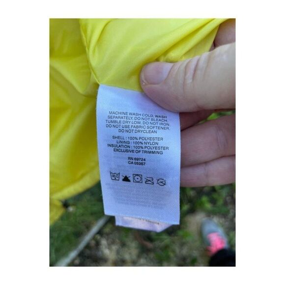 Columbia Jacket Puffer Interchange Chartreuse Youth Sz M - Picture 6 of 7